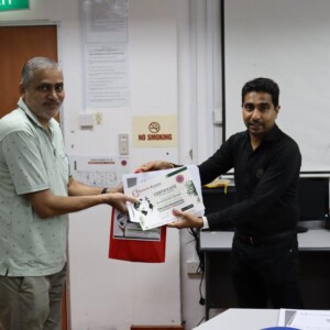 Token of appreciation to our volunteers