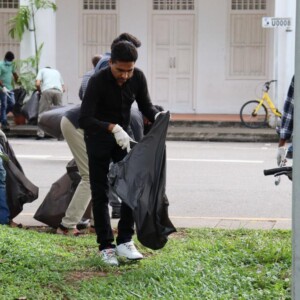 Cleaning in action