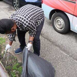 Cleaning in action